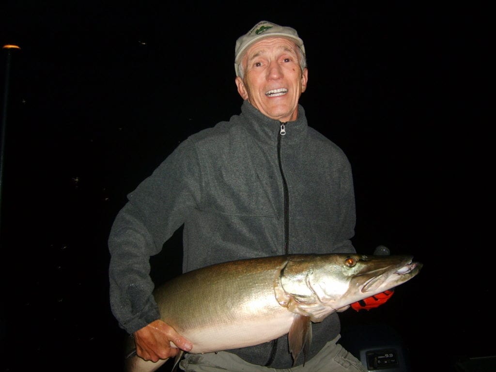 Musky fishing French River Delta