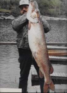World Record Musky 1989, Line Class World Record Muskie, Fishing French River