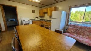 Freshly painted kitchen in the Bayview American Plan cottage