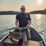 Early July French River Longnose Gar caught in the shallows by Steve Atchison.